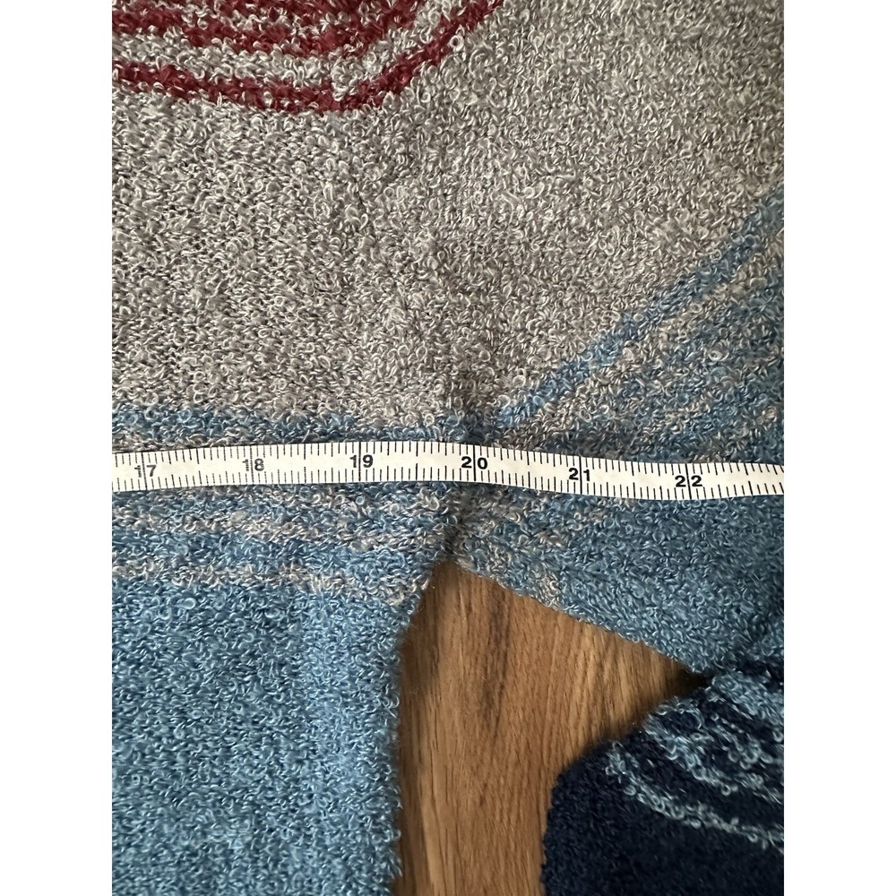 VTG 70s/80s JCPenney Striped Knit Pullover Sweater Grandpa Retro Ski Indi - Picture 4 of 7